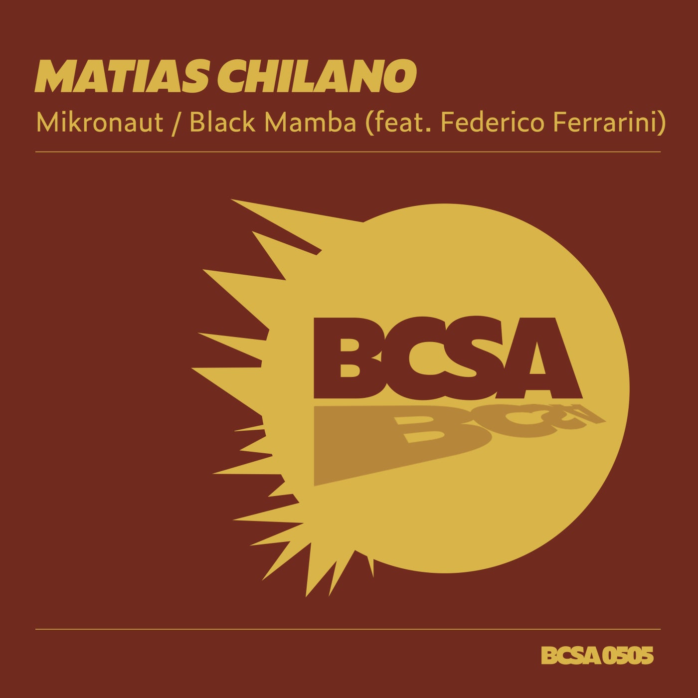 Matias Chilano - Mikronaut - Black Mamba [BCSA0505]
